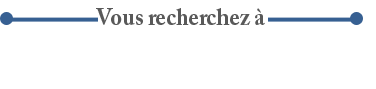 Vous recherchez à